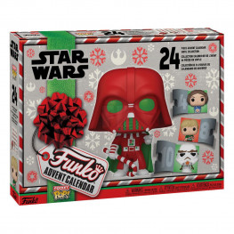 Star Wars Pocket POP! adventný kalendár Star Wars Holiday - Poškodené balenie !